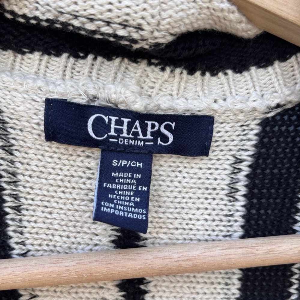 Chaps X Ralph Lauren cardigan sweater Yellowstone southwestern tribal pendleton - Picture 5 of 7
